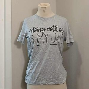 #40 Bella Canvas Light Gray Slogan Tee